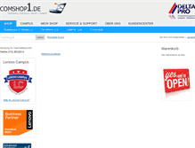 Tablet Screenshot of comshop-one.de